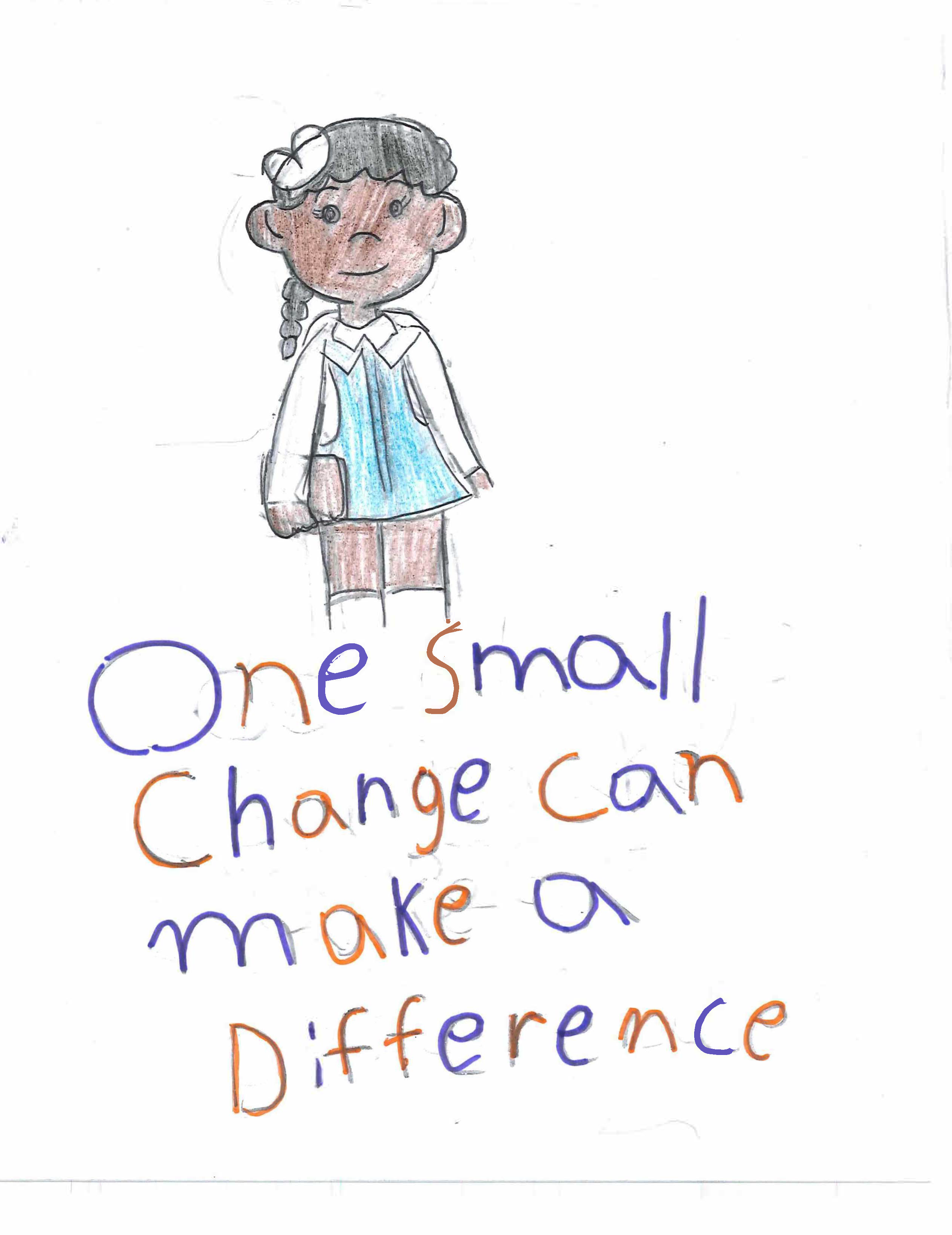 drawing of Ruby bridges with the text 